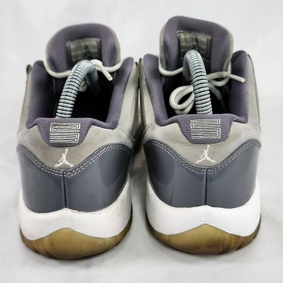 Nike Air Jordan 11 XI Retro Low Cool Wolf Gray Shoes 528896-003 Youth Size 6Y - Picture 7 of 9